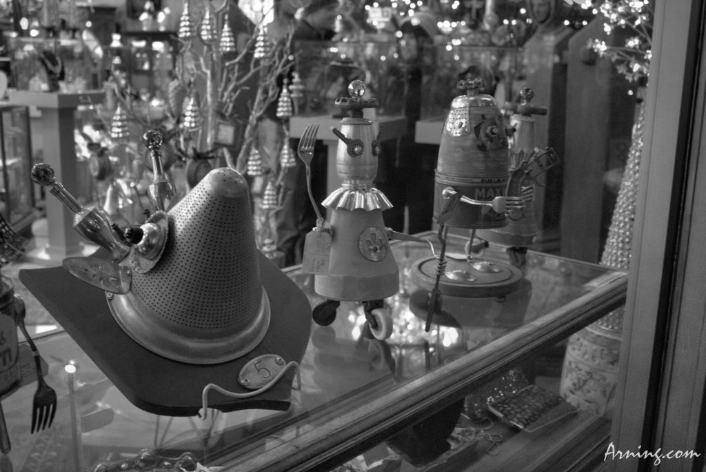 Storefront at the Nob Hill Christmas Stroll