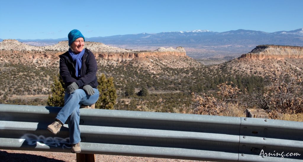 Kelly at Clinton Anderson Scenic Overlook