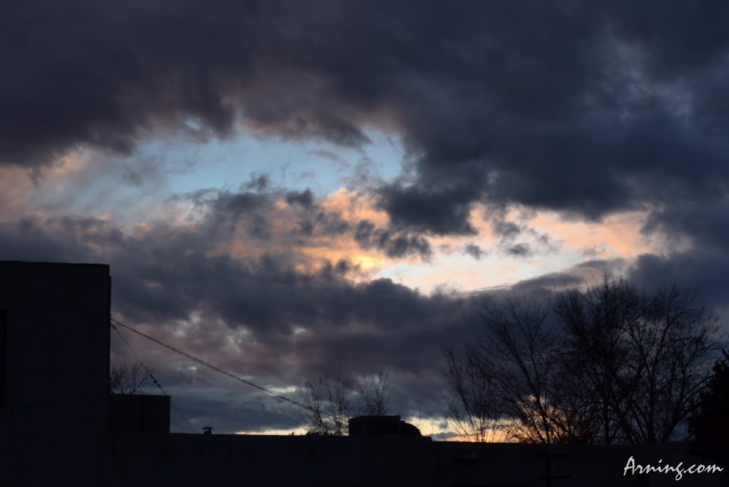 Finally some clouds