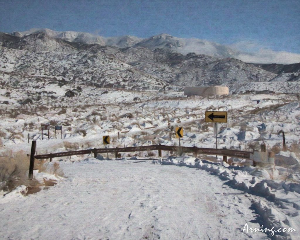 Snow Covered Foothills