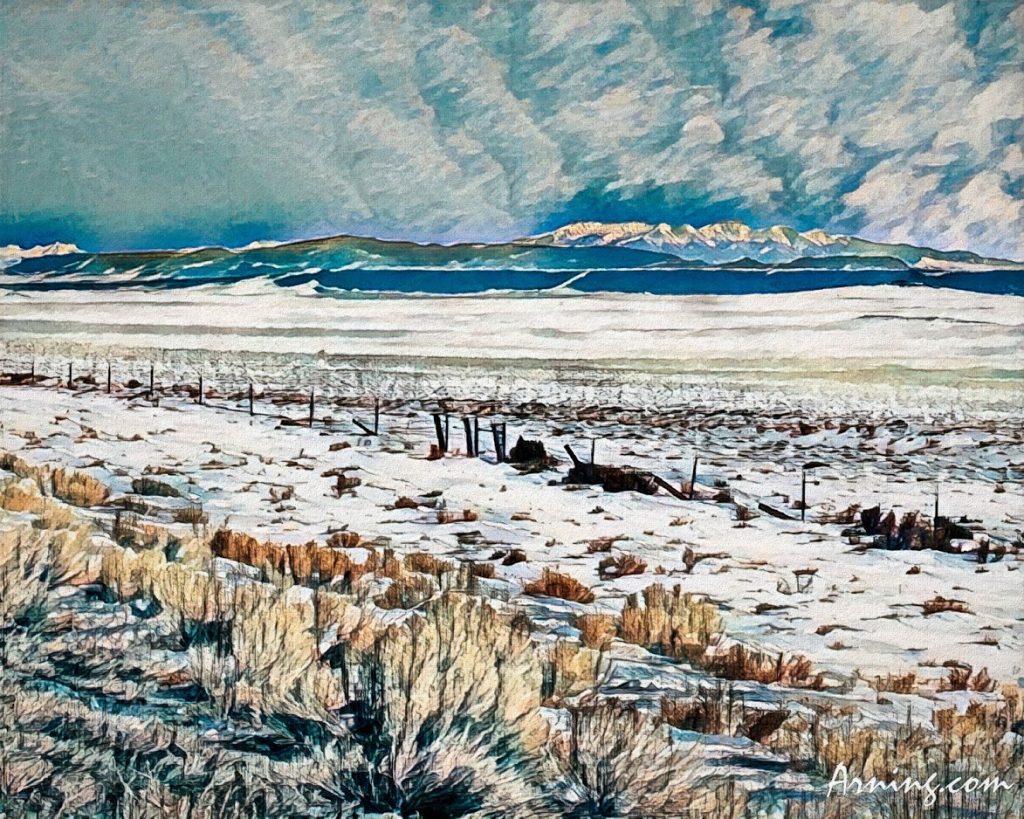 snowy plateau