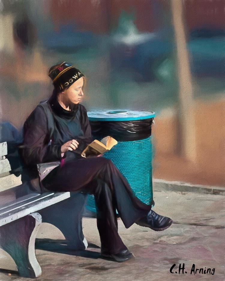 Waiting for a bus