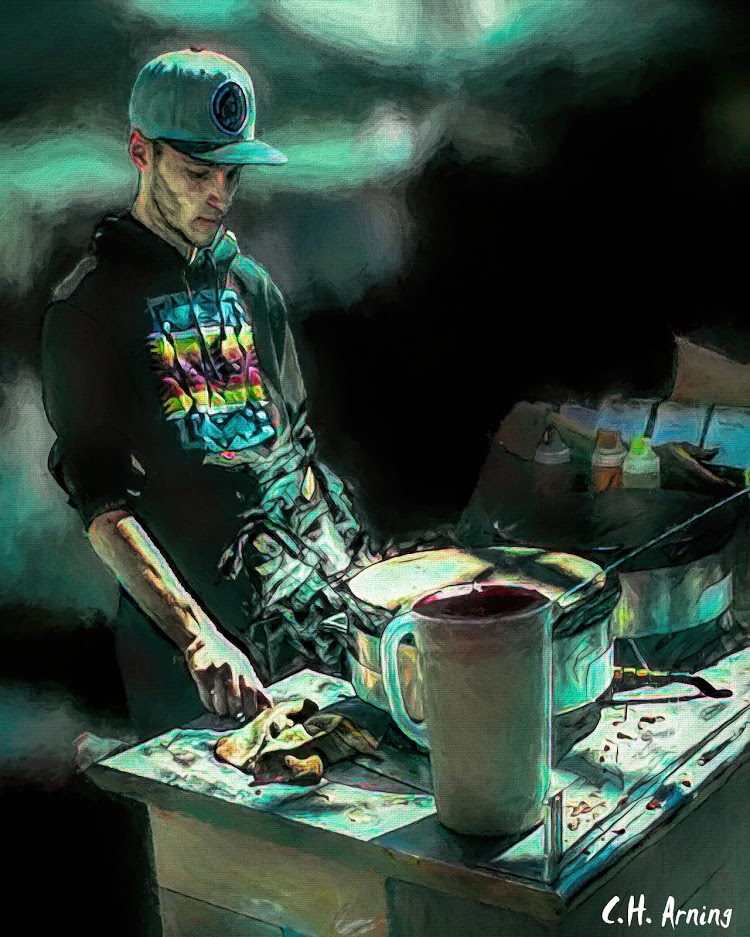 making crepes