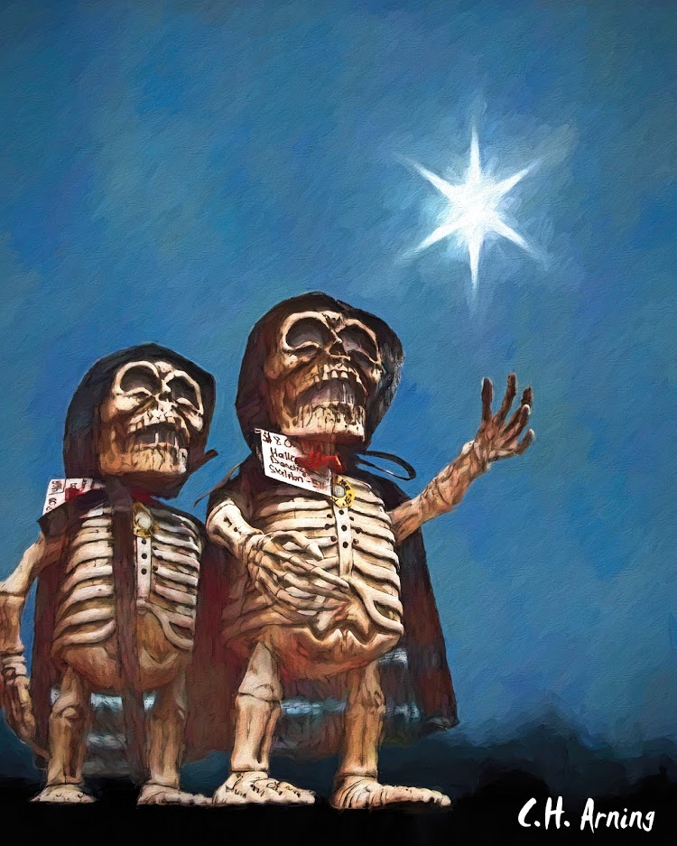 dancing skeletons